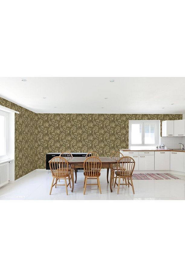 Ephes 1012-3 Yaprak Duvar Kağıdı 10m²