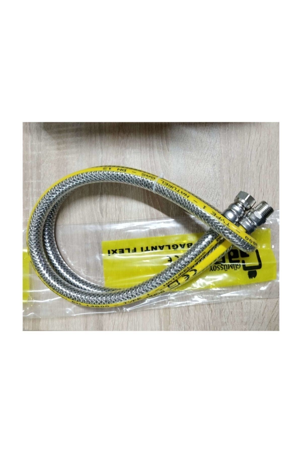 Doğalgaz Flex Bağlantı Hortumu Gaz Flexi Soba Fırın Ocak 100 Cm