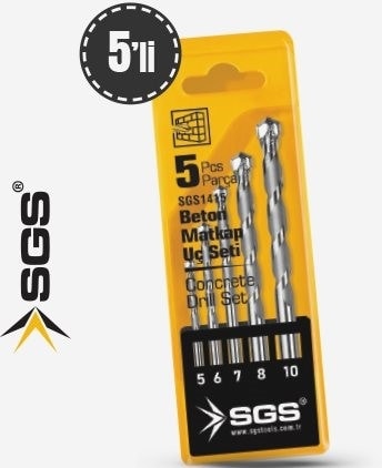 SGS SGS1415 Matkap Uçu 5'li