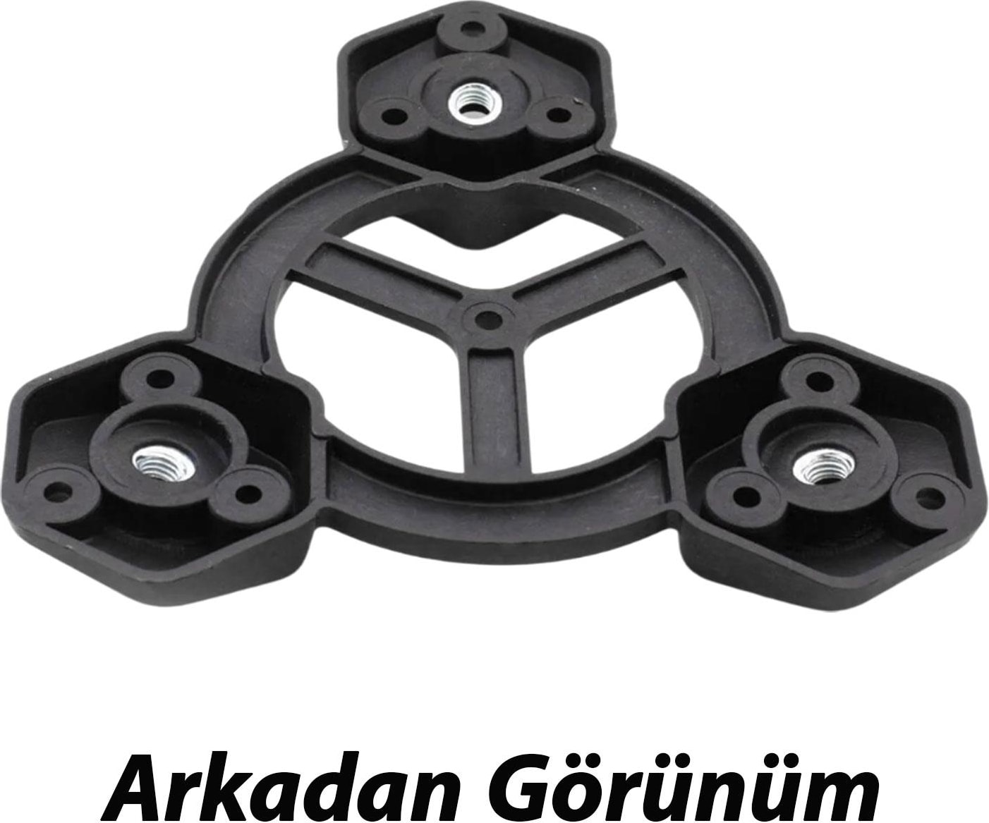 3 Adet Açılı Üçlü Sehpa Bağlantı Aparatı Zigon Puf Tabure Mobilya Masa Ayağı Ayak Takma Tabanı