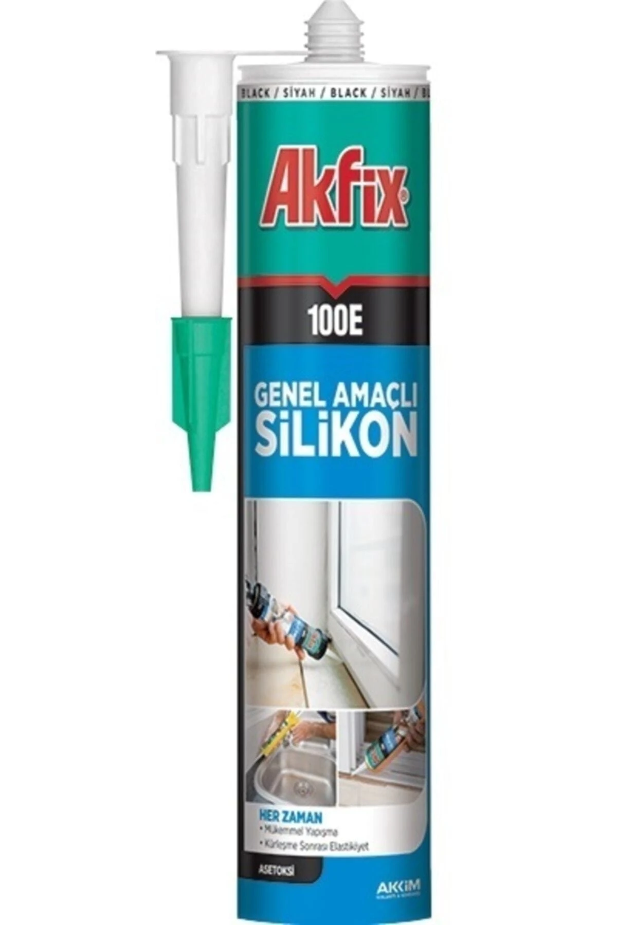 100e Genel Amaçlı Silikon 280 ml Beyaz Renk White