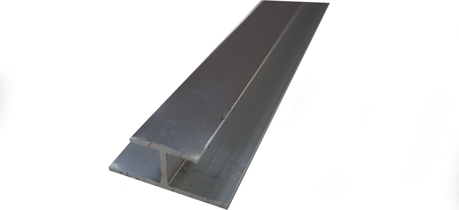 Alüminyum Profil H 8mm 300CM Eloksal Parlak EÜ13MM EA25MM