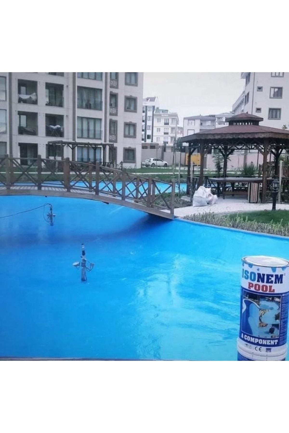 Isonem Pool Havuz Boyası 4.5kg Set Beyaz