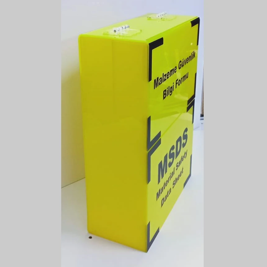 Msds Box File Msds Kutusu Material Safety Data Sheet Box