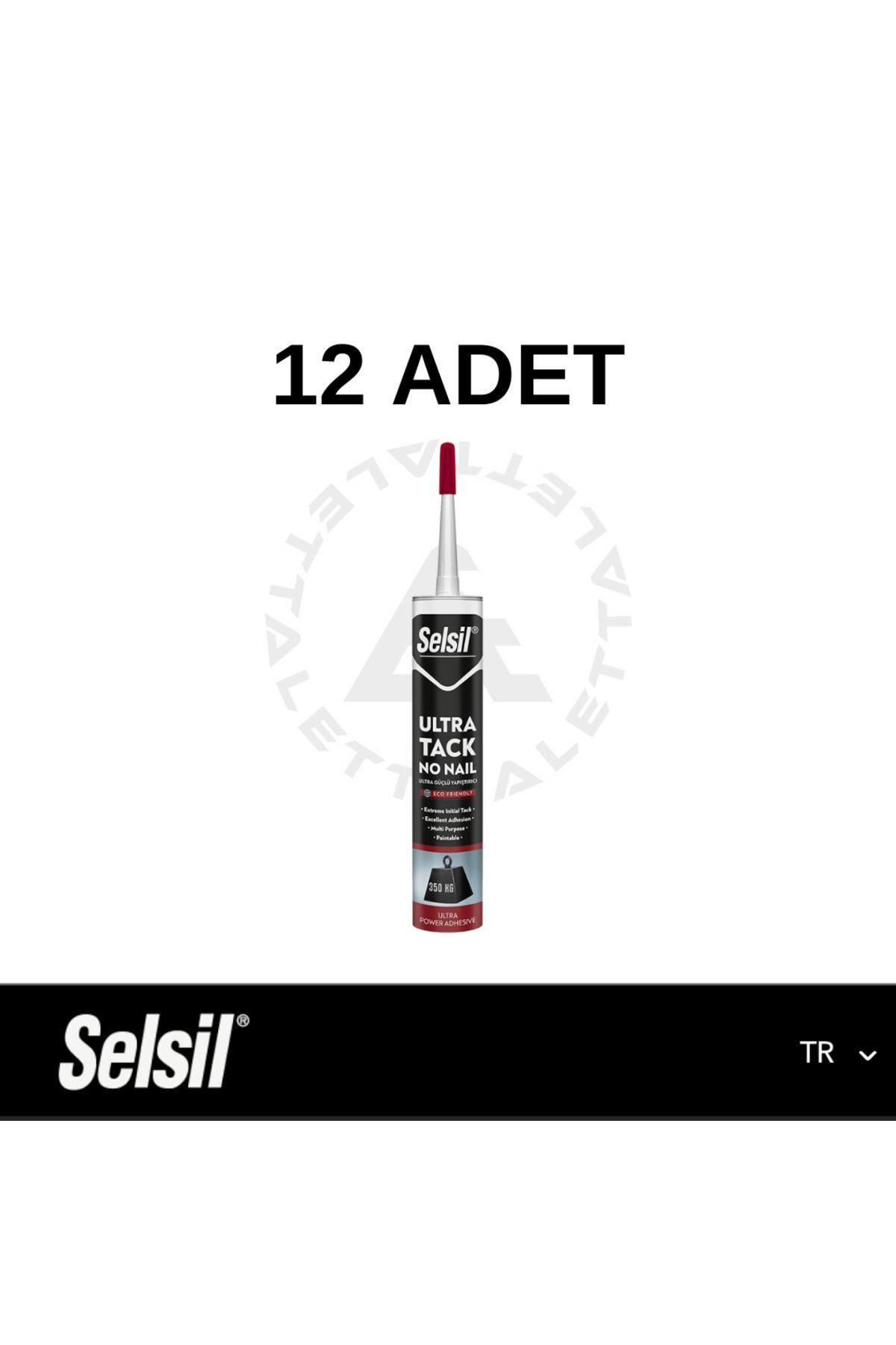 SELSİL Ultra Tack Güçlü Montaj Yapıştırıcı (12 ADET)