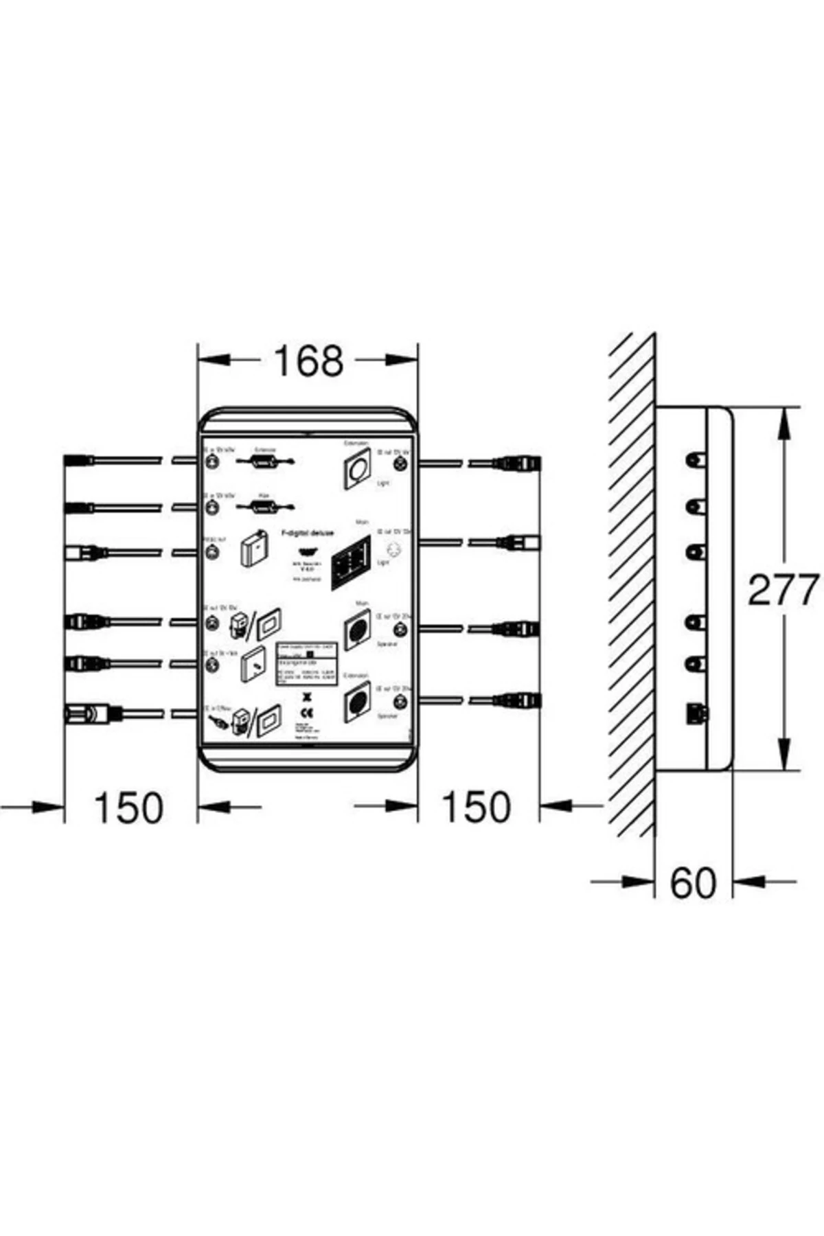 F-digital Deluxe Ana Dağıtım Panosu - 26374000