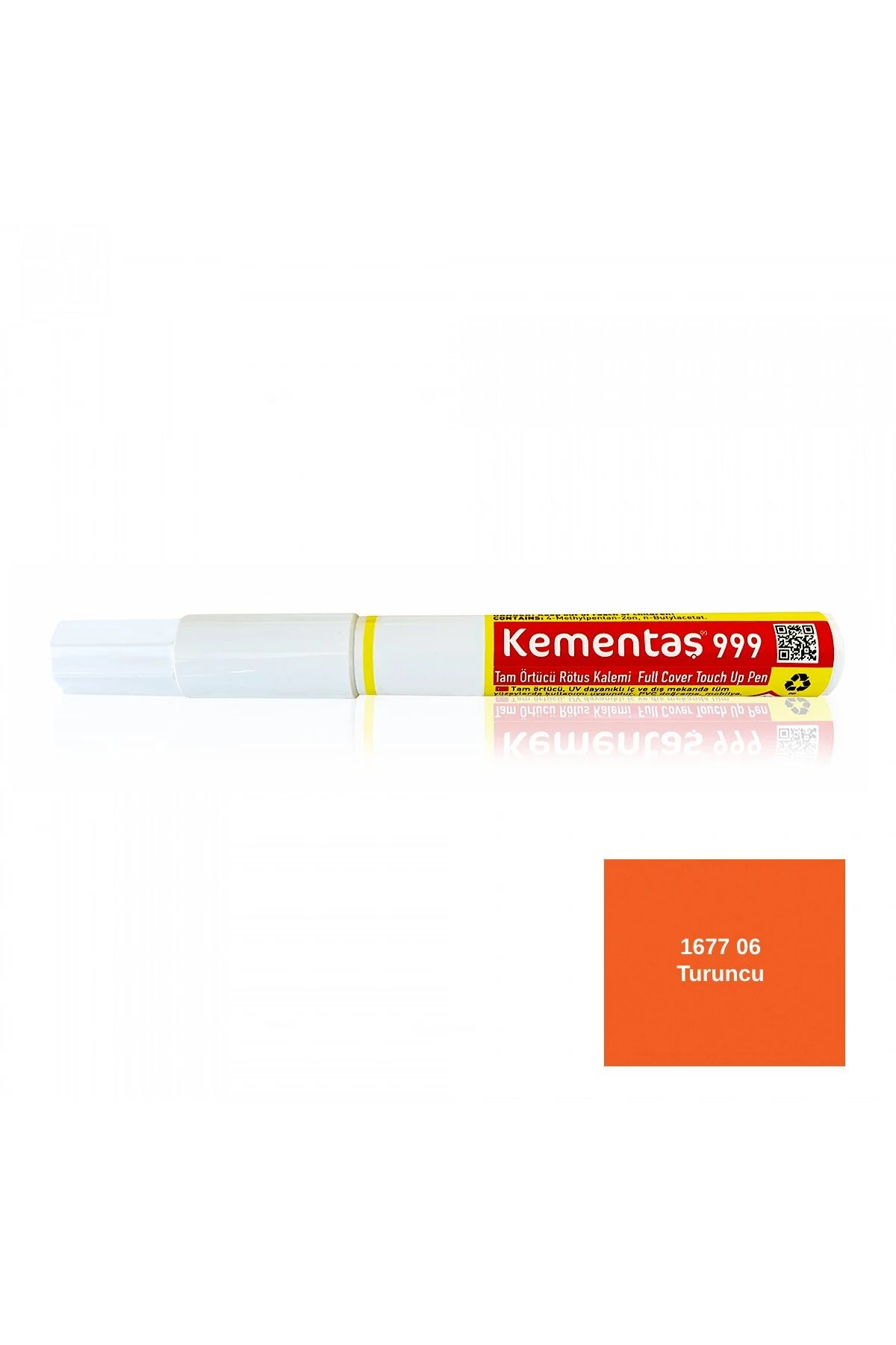 1677 06 Turuncu Tam Örtücü Rötuş Kalemi Tam Örtücü Rötuş Kalemleri