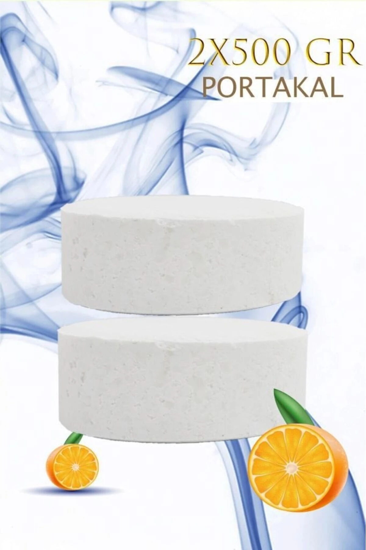 2x500 Gram - Portakal Kokulu, Nem Alıcı Rutubet Ve Küf Önleyici Yedek Tablet