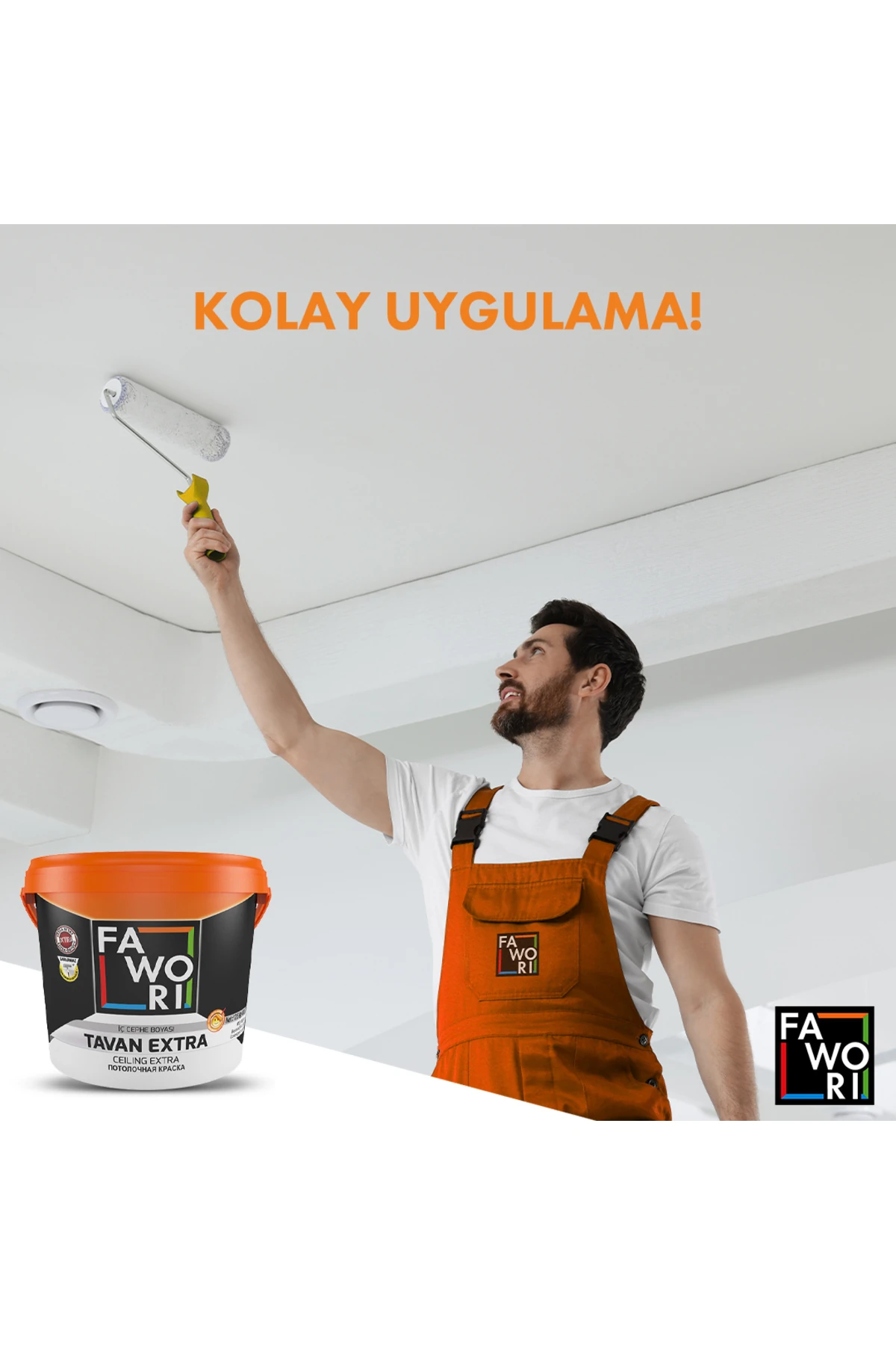 Tavan Extra Mat Beyaz İç Cephe Tavan Boyası