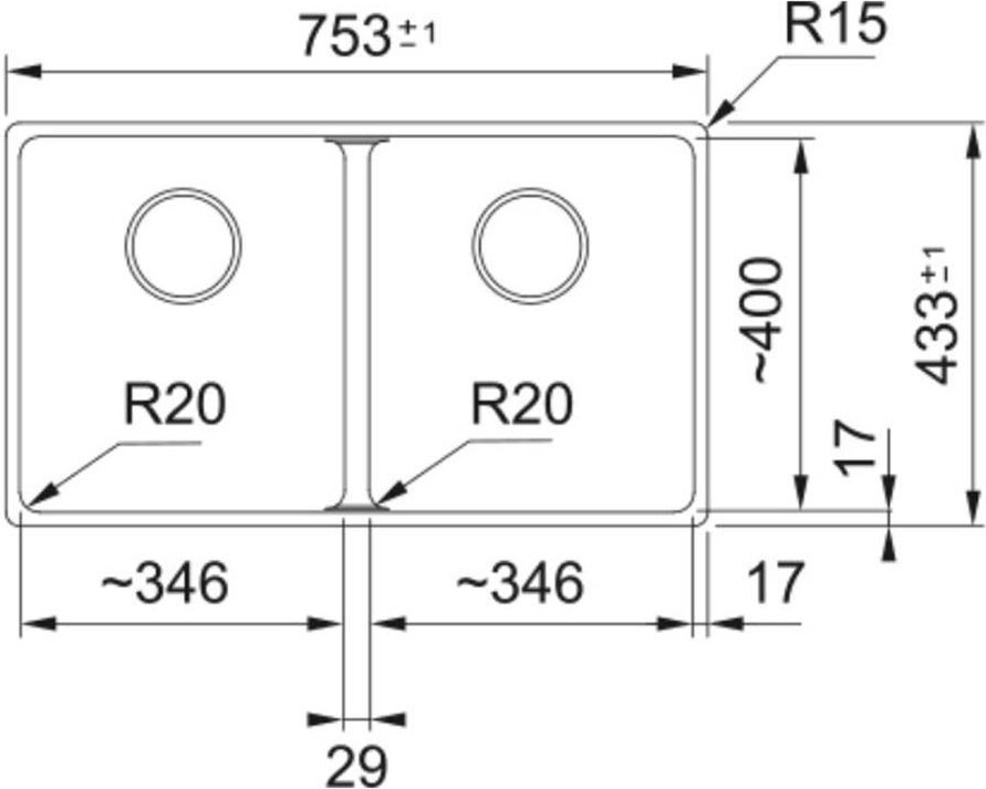 Mrg 120-35-35 Bianco Tezgahaltı Evye