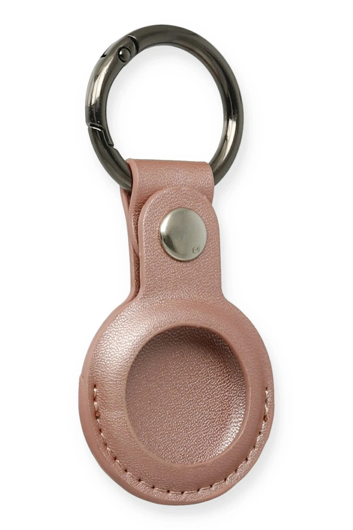 Airtag Anahtarlık Deri Kılıf - (162758) Rose Gold