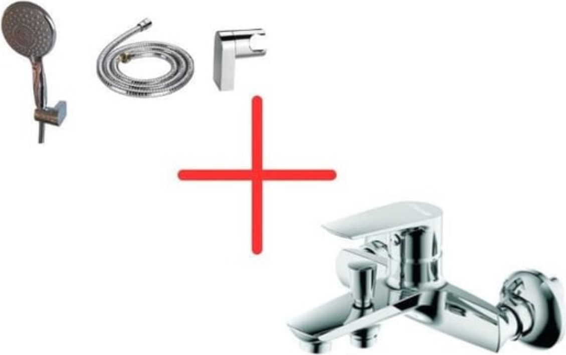 SH150-3 Fonksiyonlu El Duşu ve SO2500 Solo Banyo Armatürü Seti