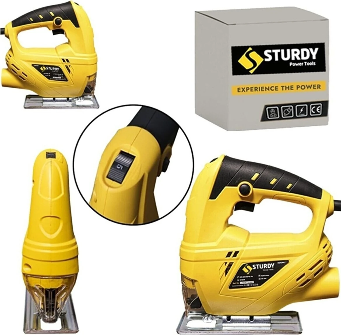 Japon Technology New Ylw Seri Sjs Metal Şanzıman 550 WATT Bakır Sargı Dekupaj Testere Profesyonel