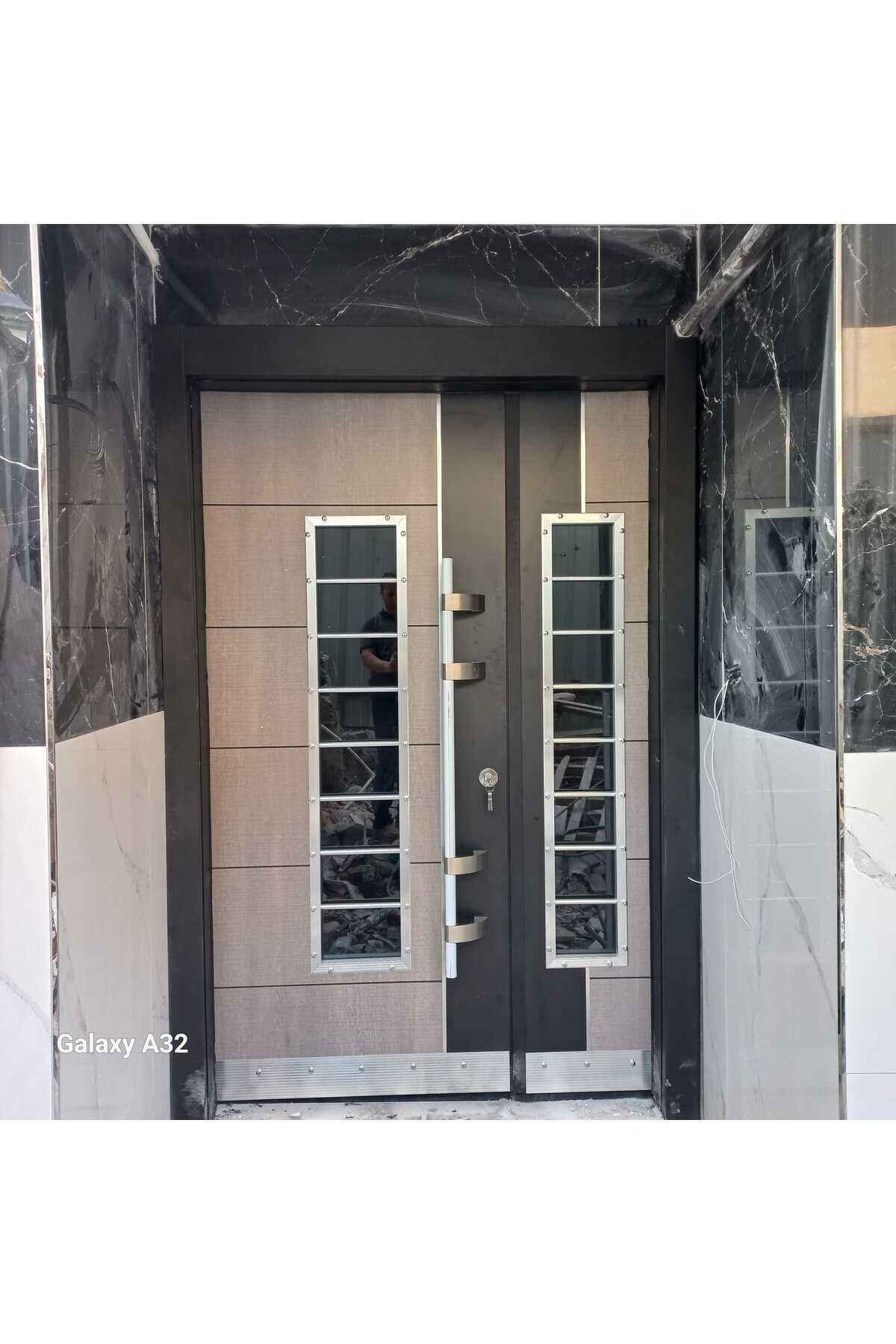 Çelik Kap, Düz Model Bina Giriş Kapısı Apartman Kapısı Sol Açılım