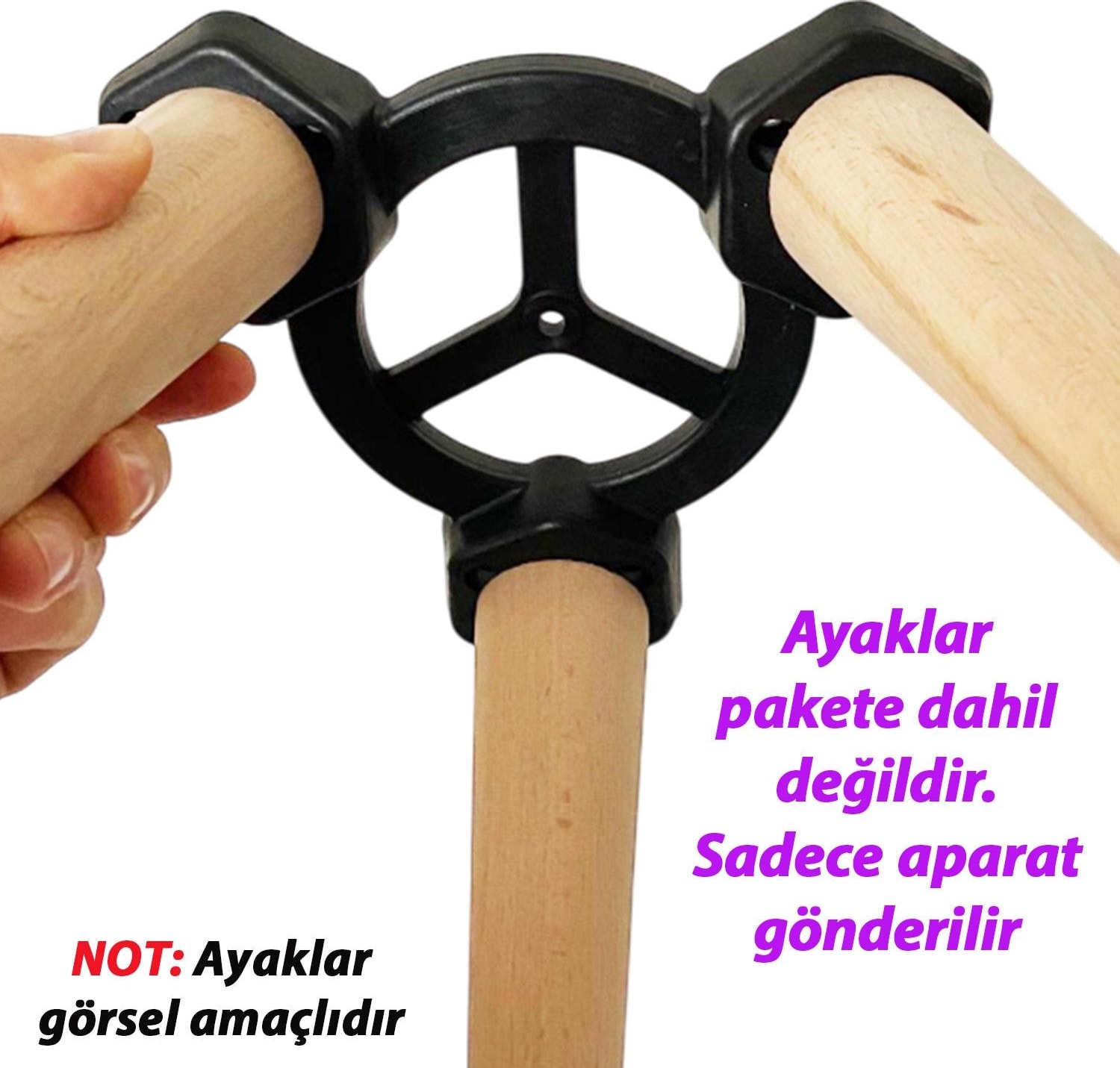 3 Adet Açılı Üçlü Sehpa Bağlantı Aparatı Zigon Puf Tabure Mobilya Masa Ayağı Ayak Takma Tabanı