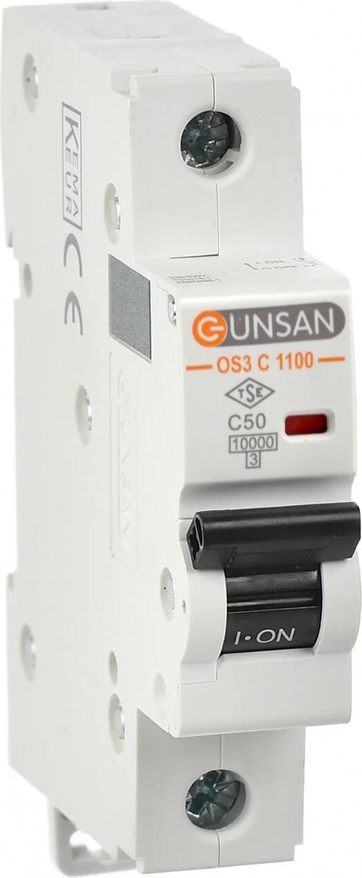 Valta Otomatik Sigorta 1 Kutup 10kA C Tip 50A