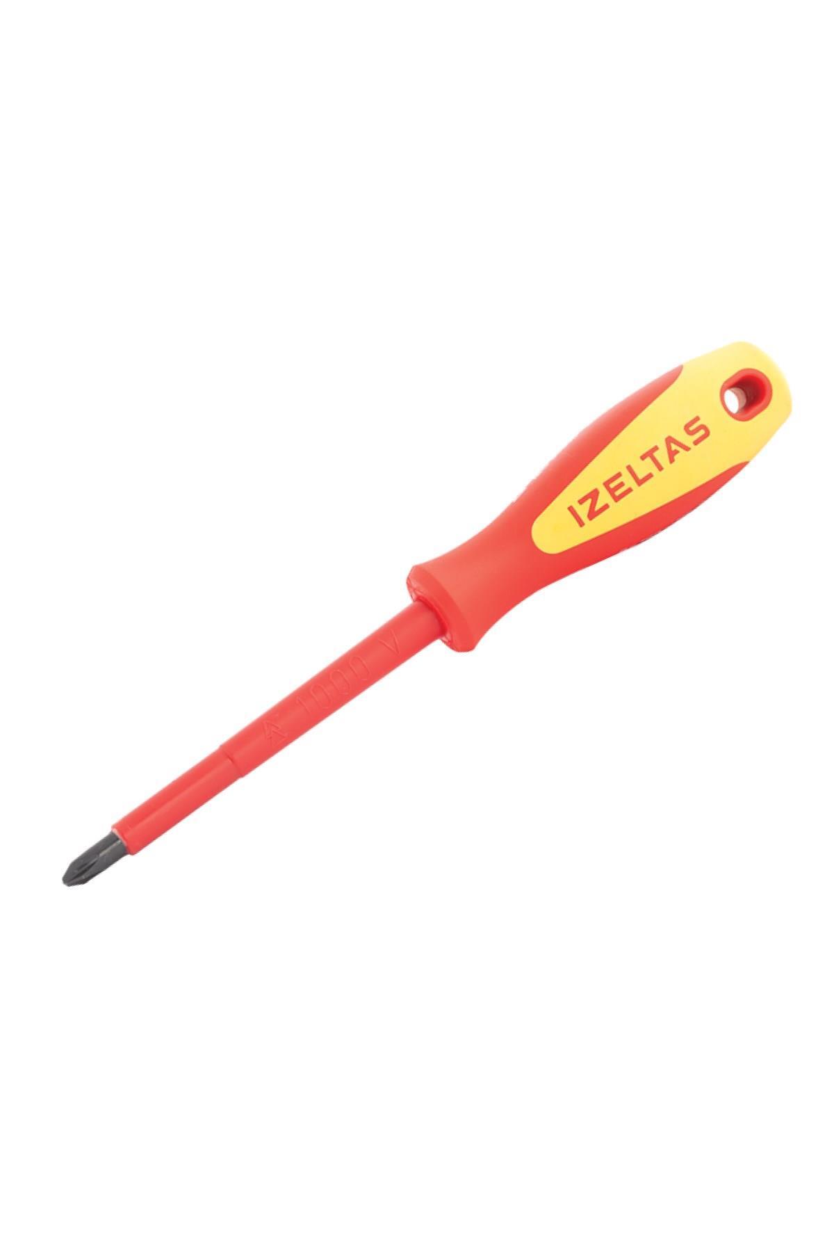 İZELTAŞ 1000V İZOLELİ ELEKTİRİKÇİ YILDIZ UÇLU 4.5X80 TORNAVİDA