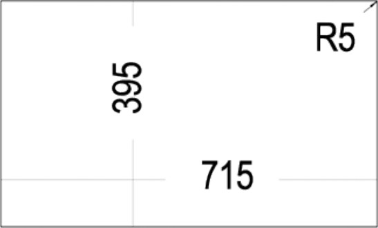 SQUARE 72.40 TG BLACK Tezgahaltı Granit Eviye Siyah 72 cm 115230015