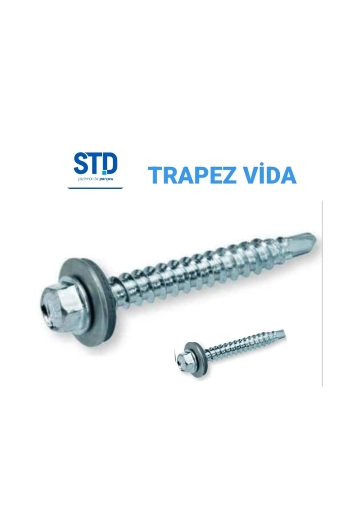 OZKUVVET Trapez Vida Matkap Uclu Çatı Vidası 5,5 X38 *** 10 Adet