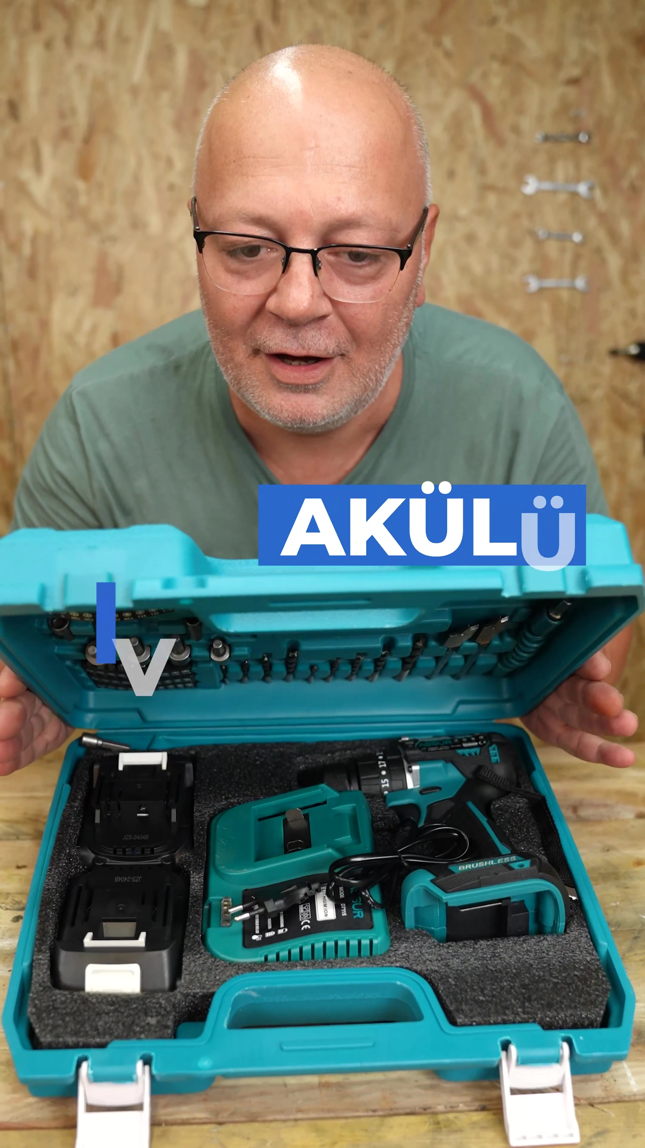 21v Bakır Sargı Kömürsüz Motor Çelik Mandren Darbeli Şarjlı Matkap Akülü Vidalama