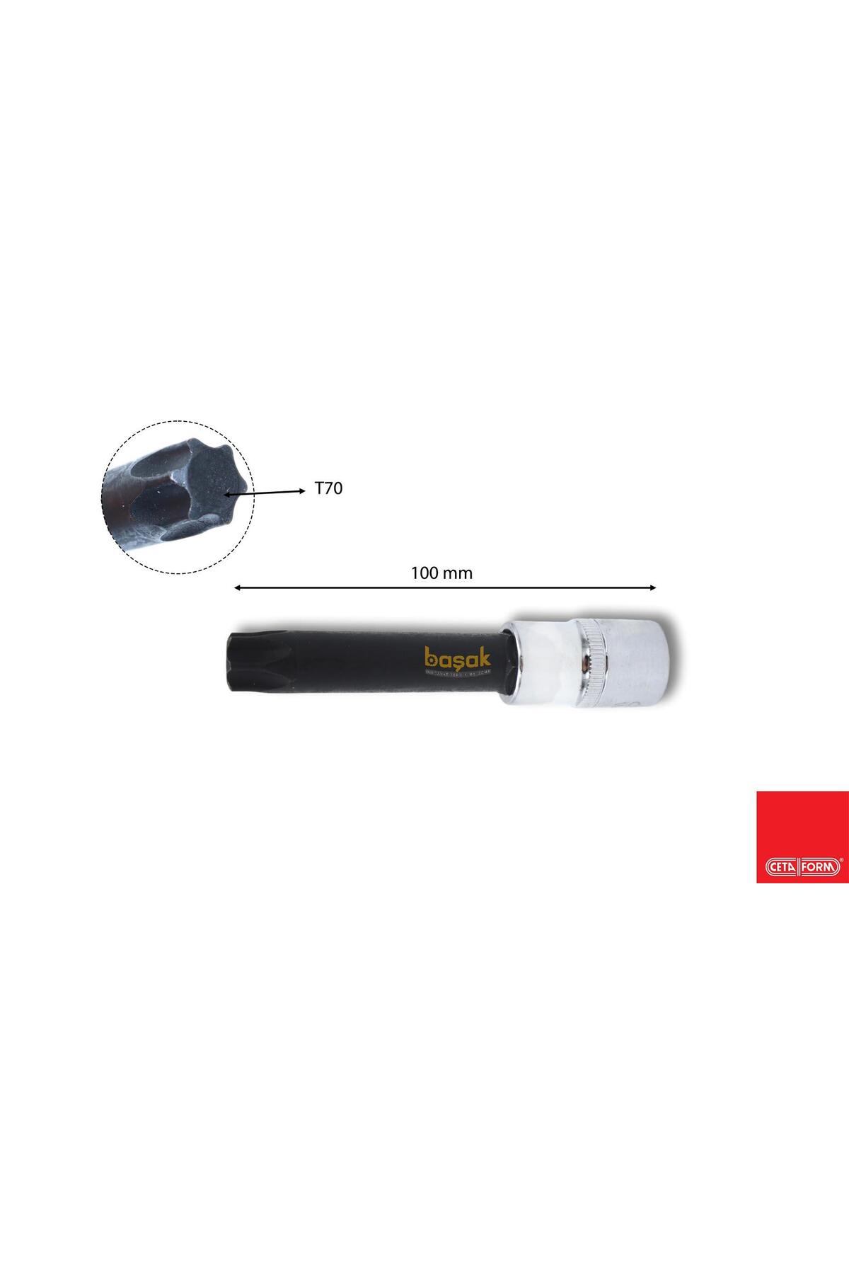 CETA FORM T70l Uzun Tip 1/2” Torx Uçlu Lokma C28s-t70l