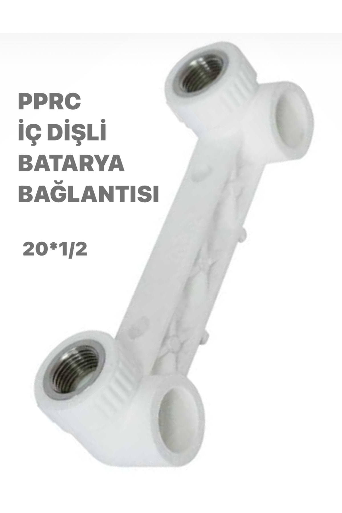 Pprc Çiftli Batarya Bağlantısı 20*1/2 ** Kalorifer Doğalgaz Su Tesisat Malzemesi