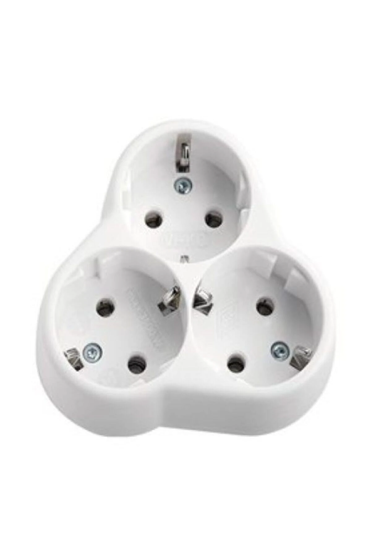 Sıva Altı Topraklı Üçlü Priz Yonca 1adet