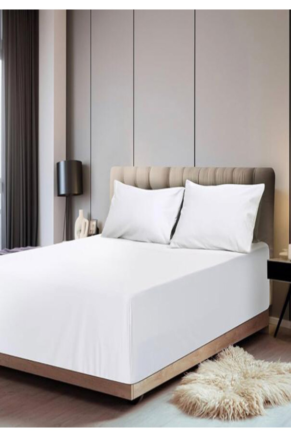 ÇİFT KİŞİLİK  ÇARŞAF TAKIMI -KING SIZE (200X200+40 CM+50X70 2 ADET)