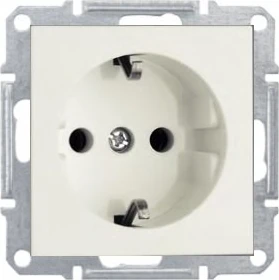 Grano Beyaz Topraklı Priz Çerçeveli