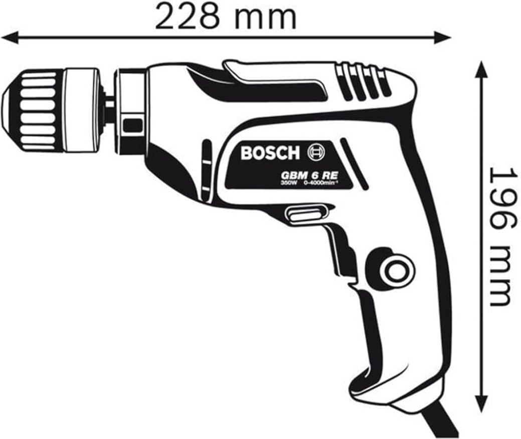 BOSCH Darbesiz Matkap Gbm 6 Re