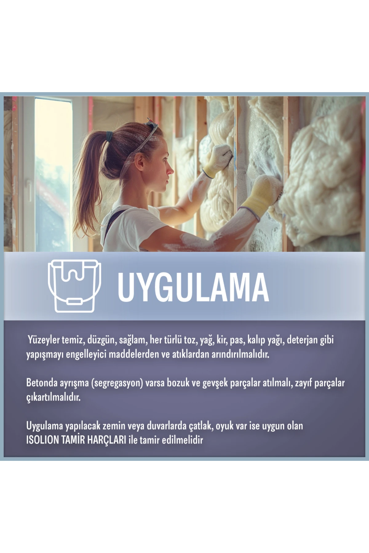 AD 101  İzolasyon Levha Yapıştırma Harcı