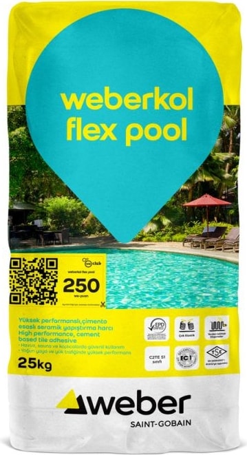WEBER Kol Flex Pool 25Kg Gri