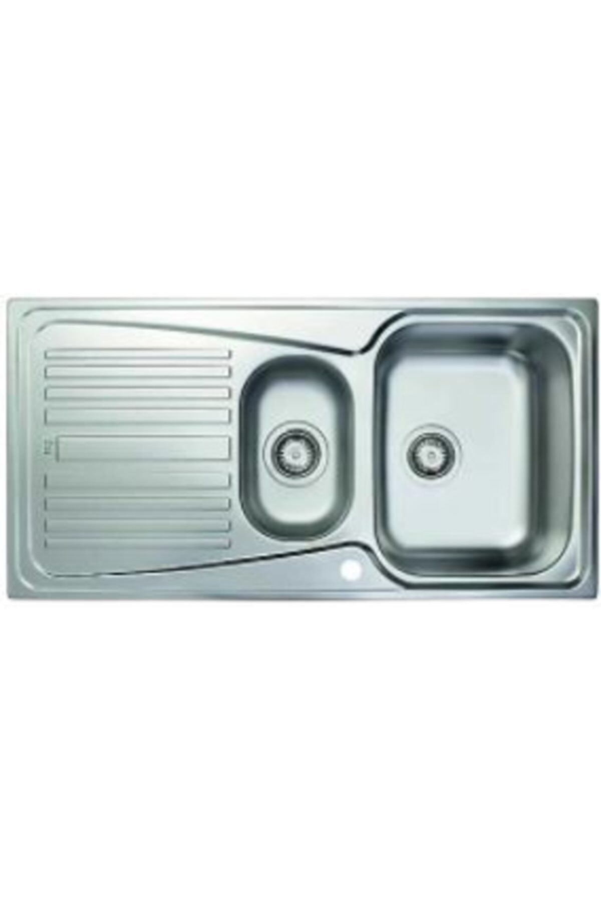 - INFANT 60 - Ankastre Sol Damlalıklı Eviye - Paslanmaz Çelik - 100 cm - 40109784