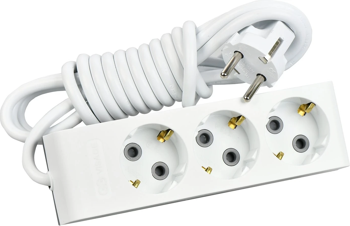 Üçlü Çocuk Korumalı Topraklı Grup Priz 3 Metre