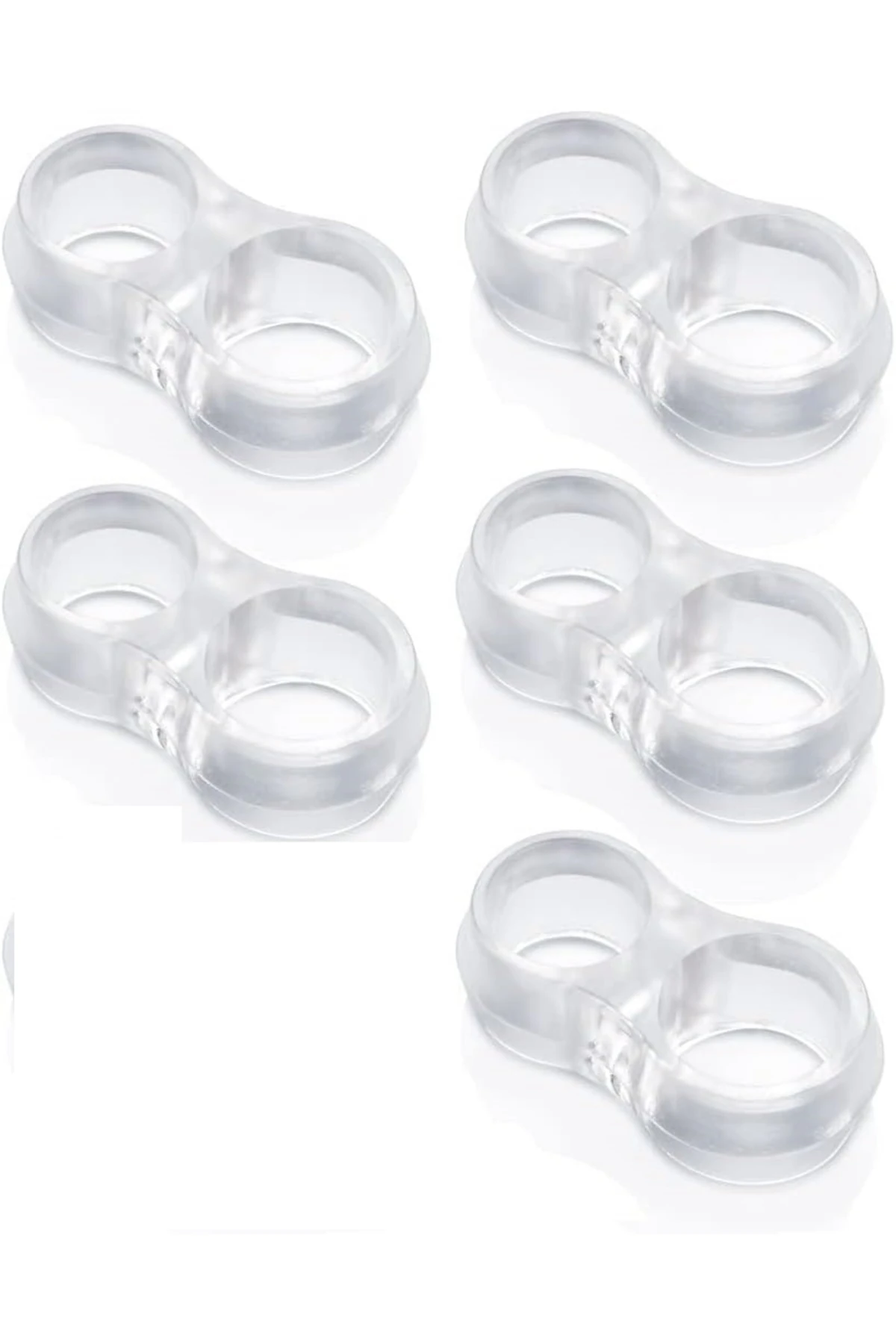 Darbe Önleyici Silikon Kapı Pencere Kol Kulp Stoperi 5 Adet