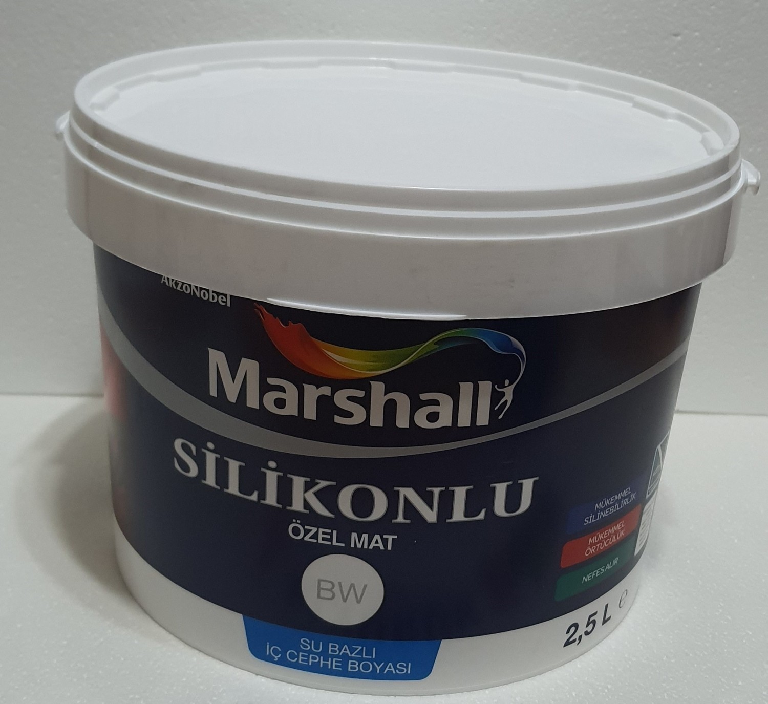 Silikonlu Özel Mat Boya Badem Ezmesi 2,5lt