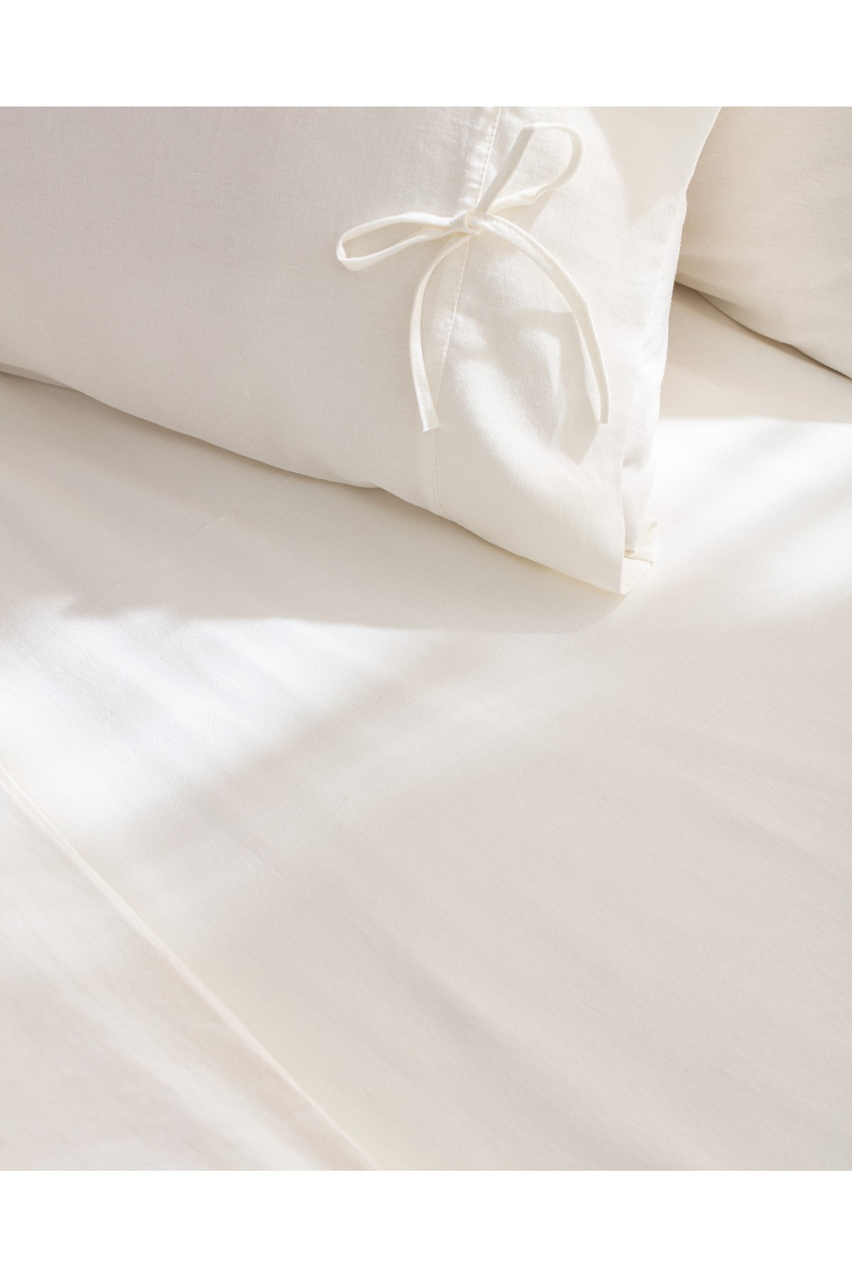 Relief King Size %100 Pamuk Bağlamalı Nevresim Takımı - Ekru/Kırmızı