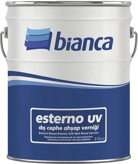 Esterno Uv Dayanımlı Dış Cephe Ahşap Verniği 15 Lt 8040 Renksiz
