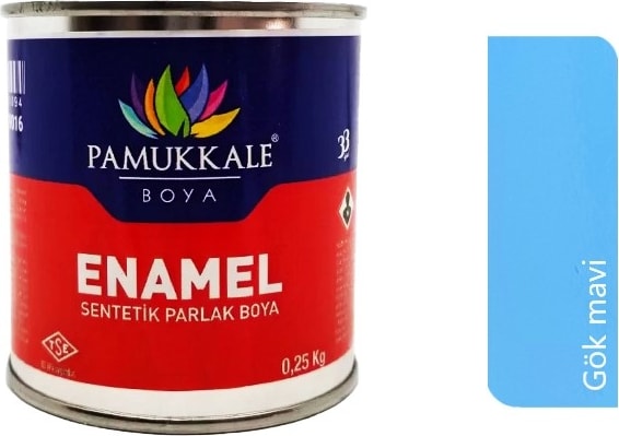 Enamel Sentetik Yağlı Boya 250 Gr. Gökyüzü Mavi