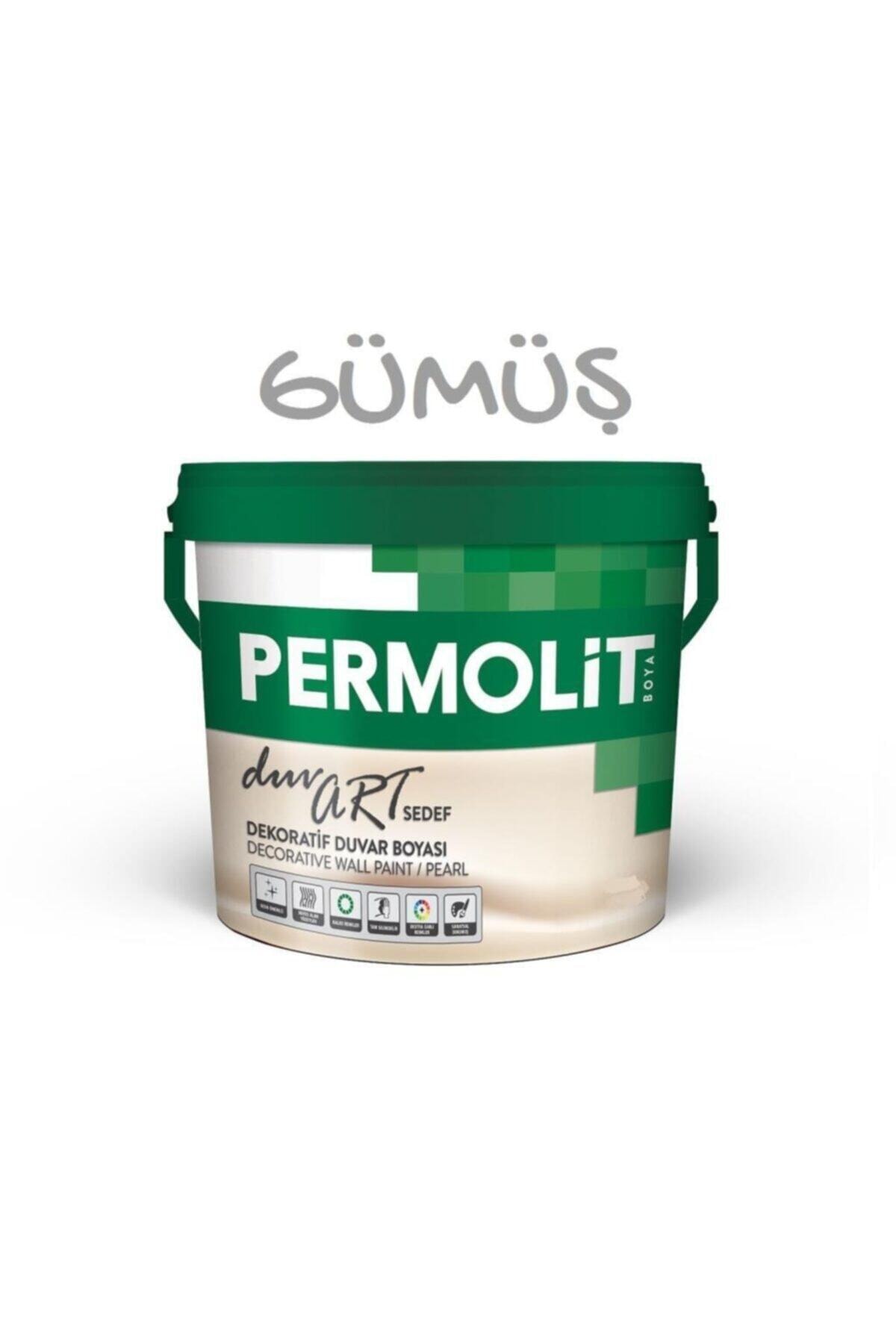 PERMOLİT (gümüş) Dekoratif Sedef Boya 0,75 Lt