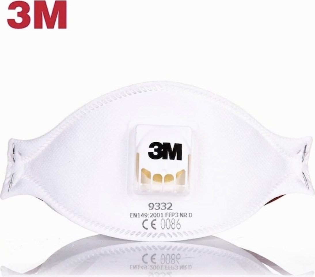 9332 Aura Ffp3 Ventilli Solunum Koruyucu Maske-10 Adet
