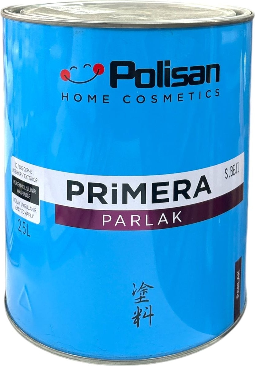 POLİSAN Primera Parlak Yağlı Boya Sahra Beji 2,5lt