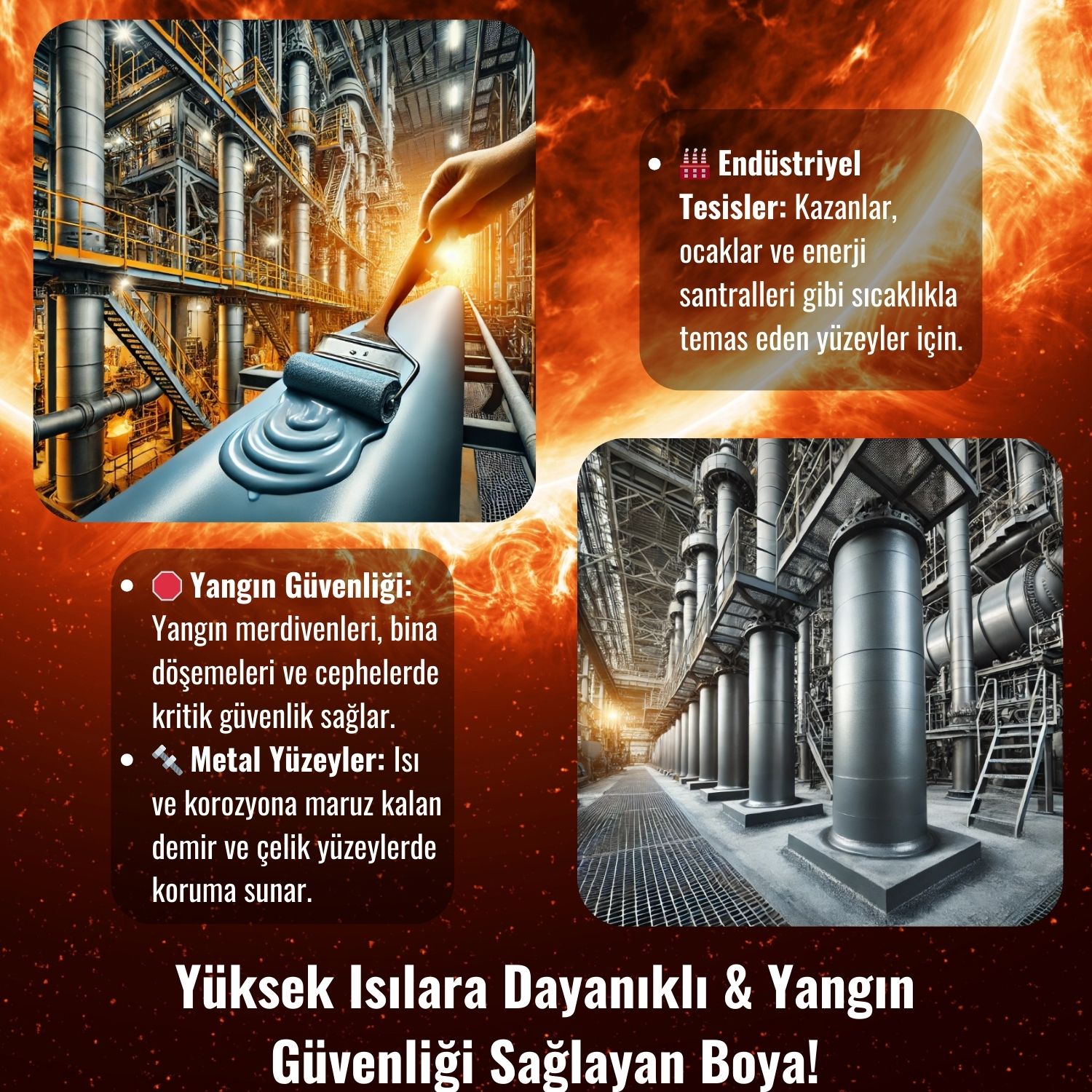 Thermalcoat (Isıya Dayanıklı BOYA(550⁰C-700⁰C)