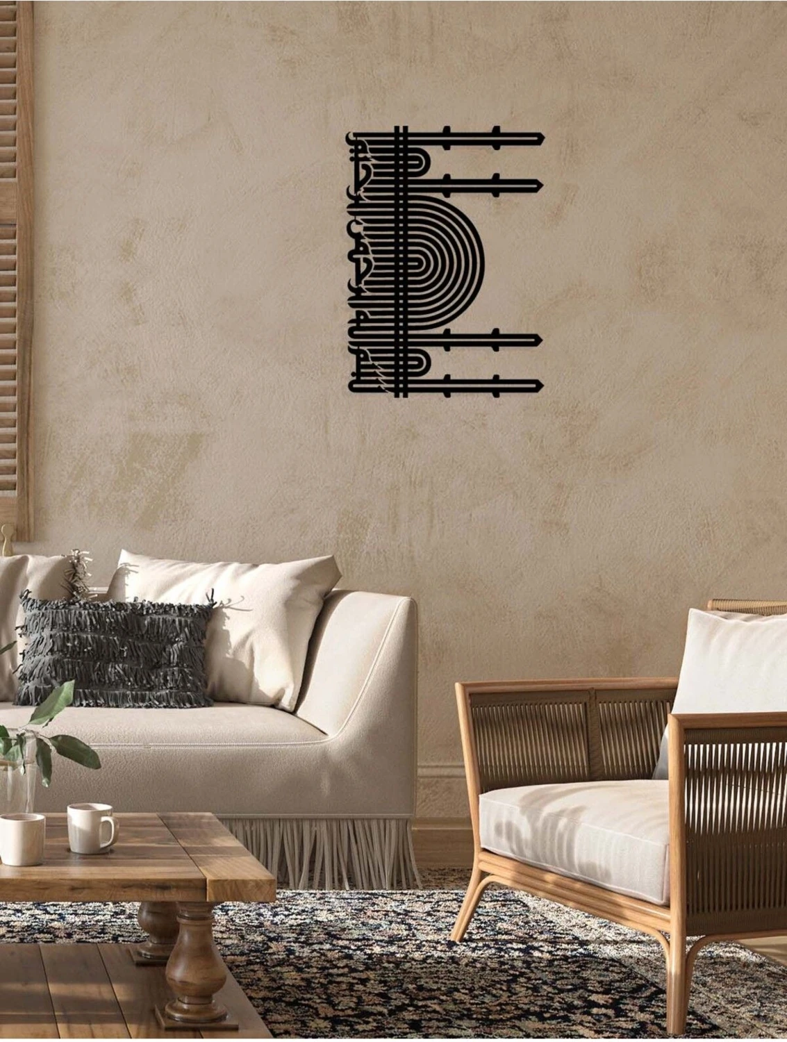 -Bismillahirrahmanirrahim Cami Motifli Islami Metal Tablo - Islami Ev Dekorasyonu - Dini Duvar Tabloları - 70 X 50 - Cm - Sıyah-Islm-056