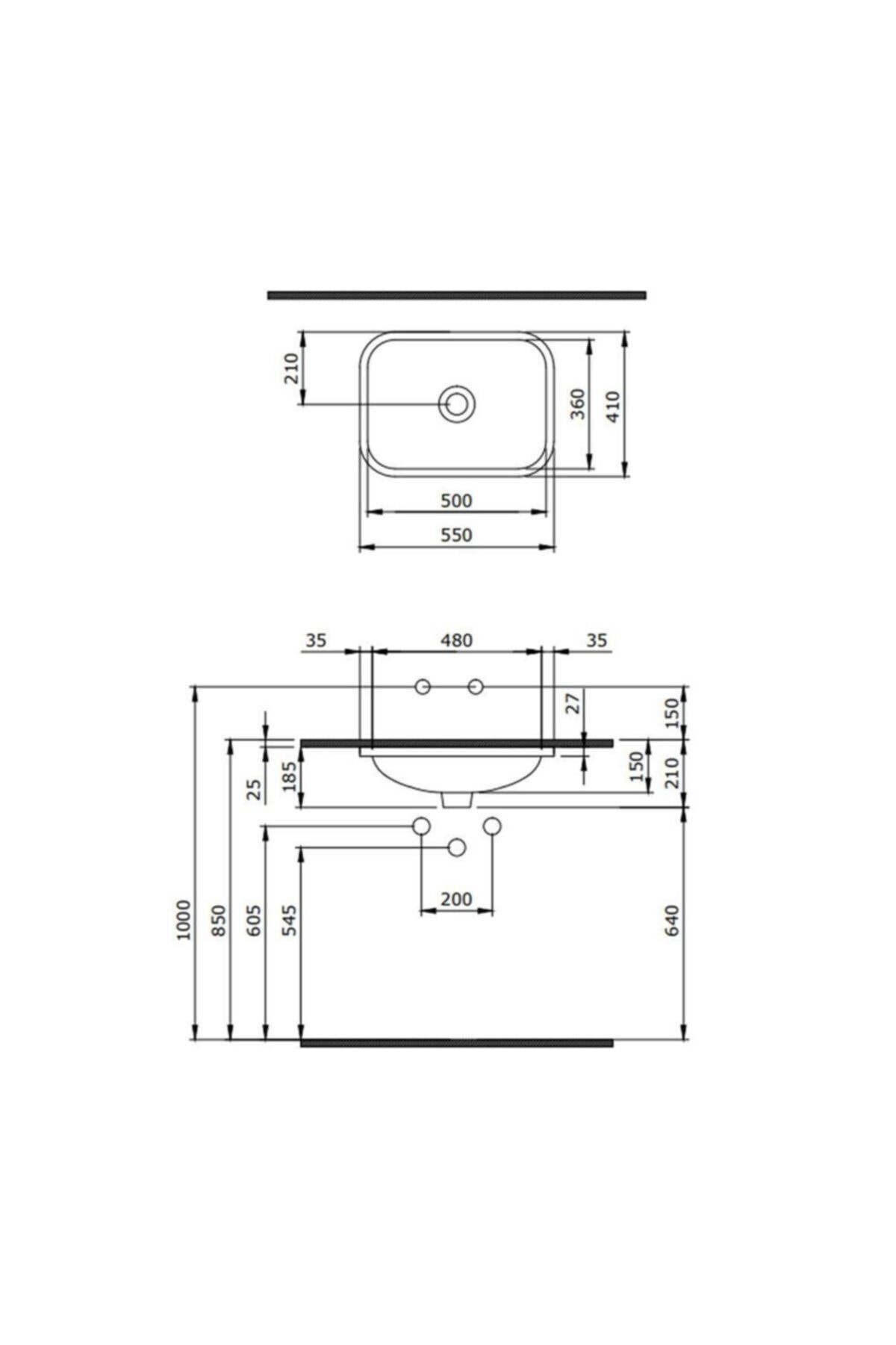 Scala Tezgah Altı Lavabo Parlak Mandalina Sarısı 1006-021-0125