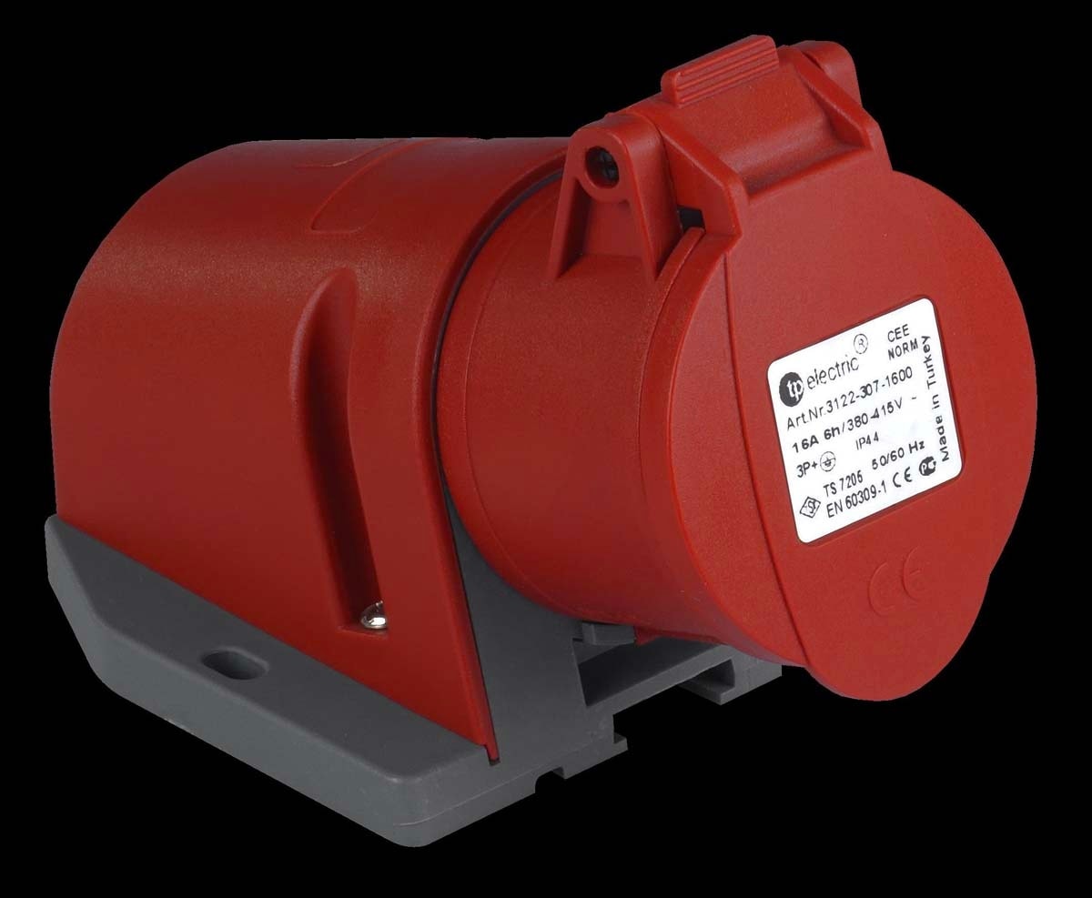 4 x 32a / Ip 44 - Duvar Prizi