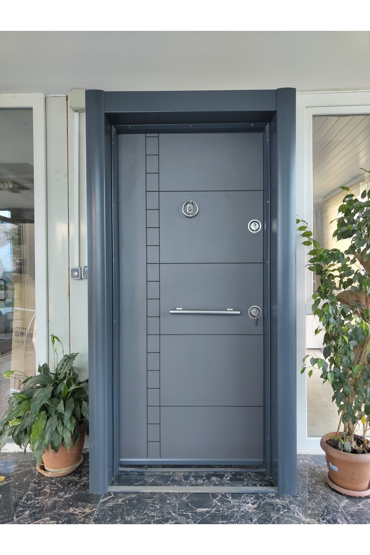 RUSTİK ELİT EKONOMİK SAĞ AÇILIM KALE MONOBLOK KİLİT İÇ MEKAN KAPISI