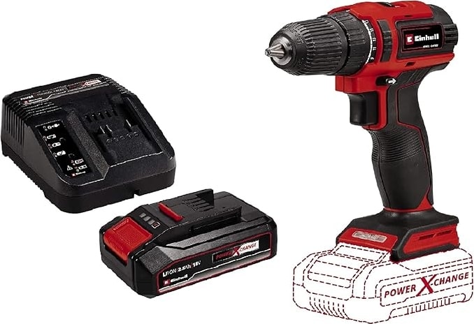Te-Cd 18/40 Li Bl - Solo, Akülü Vidalama ve  18V 2,5 Ah Pxc Starter Kit (Başlangıç S