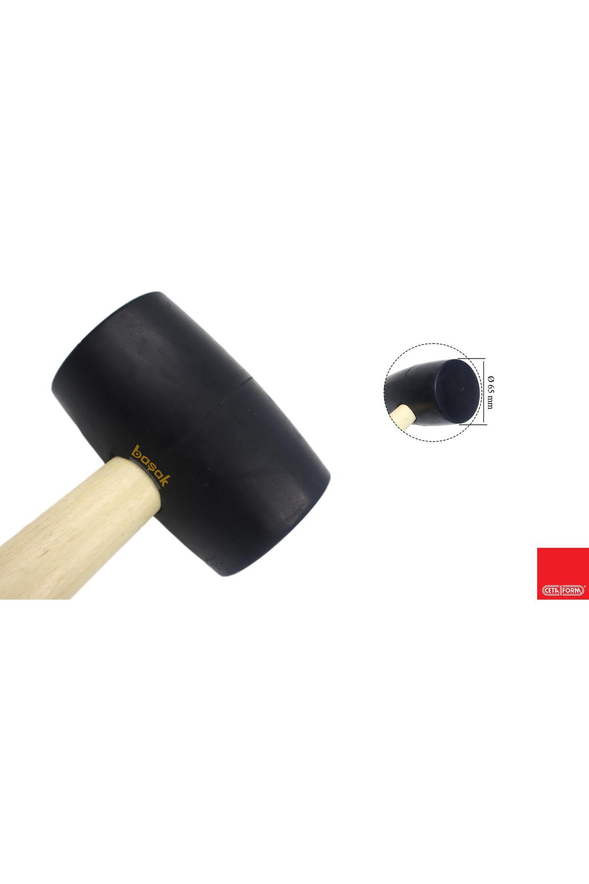 Ø 65 Mm Ağaç Saplı Lastik Tokmak L16-50