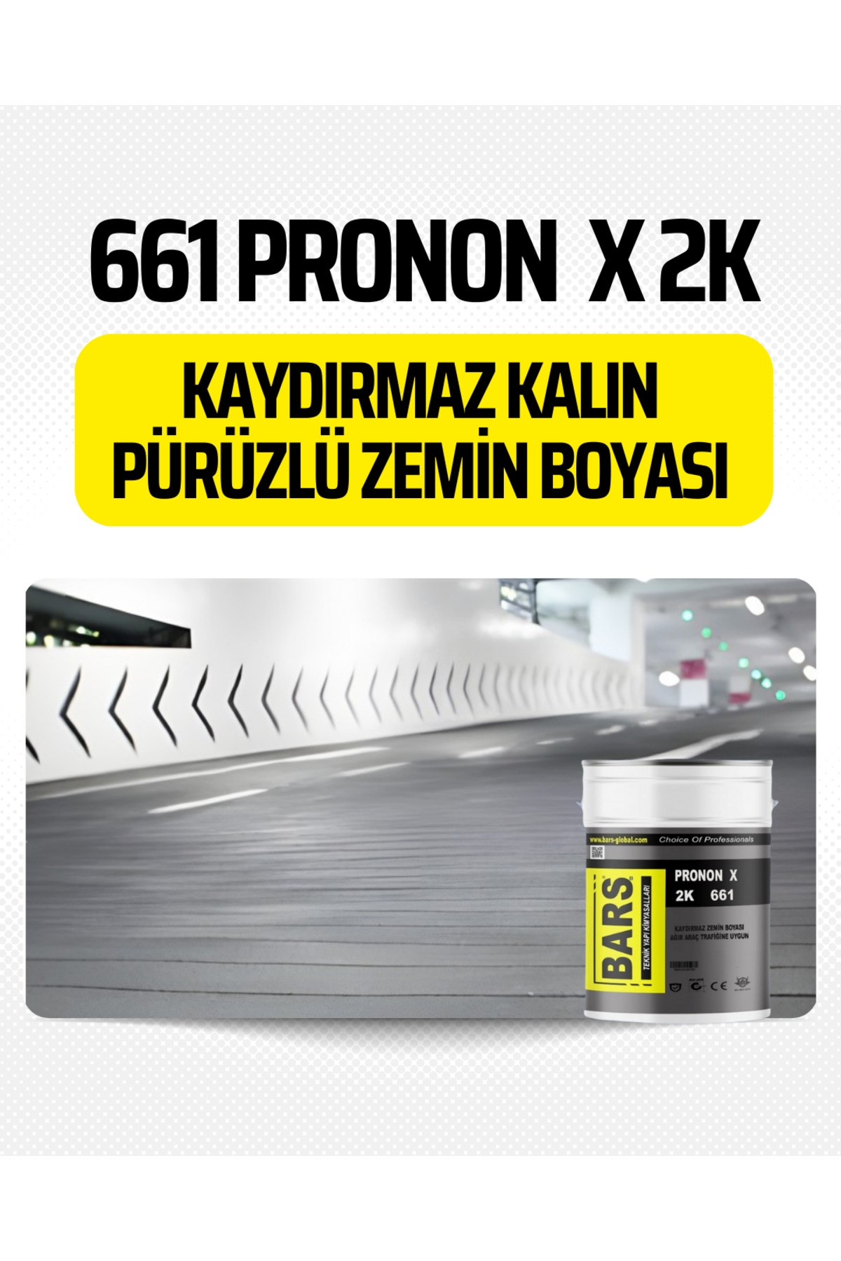 Kaydırmaz Kalın Pürüzlü Zemin Boyası (Ağır Araç Trafiğine Uygun)